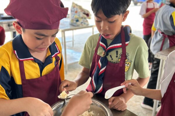 Cooking Class at Sri Showme Primary 🍳