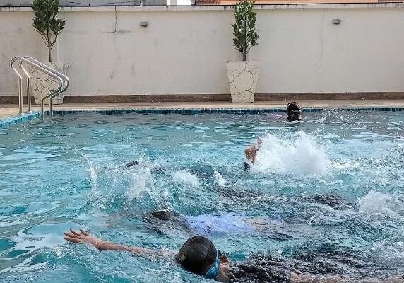 Swimming Class at Sri Arini School 🏊‍♂️
